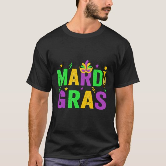 Mardi Gras Women Men Mardi Gras Kids Mardi Gras B T-Shirt (Vorderseite)