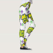 Mardi Gras Words Leggings (Rechts)
