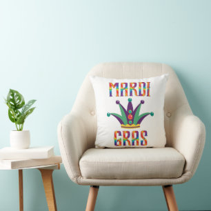Mardi Gras Wurfkissen Kissen