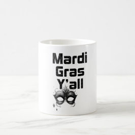 Mardi Gras Y'all Coffee Tasse