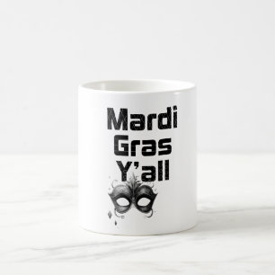 Mardi Gras Y'all Coffee Tasse
