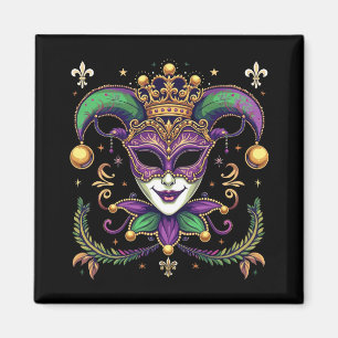Mardi Gras Y'all – Feiert die Karnevalsaison neu Magnet