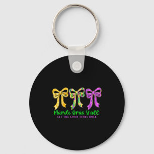 Mardi Gras Yall Lasst Die Guten Zeiten Rollen Coqu Schlüsselanhänger