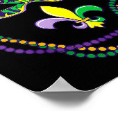 Mardi Gras Yall  Poster (Ecke)