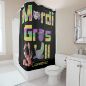 Mardi Gras Y'all Thunder_Cove Duschvorhang (Beispiel)