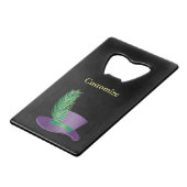 Mardi Gras Y'all Thunder_Cove Geldbeutel Flaschenöffner (Rückseite Schrägansicht)