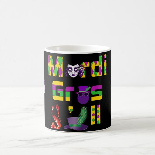 Mardi Gras Y'all Thunder_Cove Kaffeetasse (Mittel)