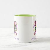 Mardi Gras Zweifarbige Tasse (Mittel)