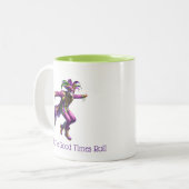 Mardi Gras Zweifarbige Tasse (Vorderseite Links)