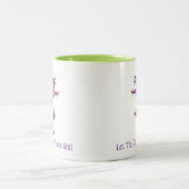 Mardi Gras Zweifarbige Tasse (Mittel)
