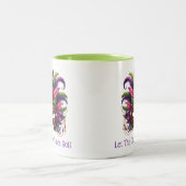 Mardi Gras Zweifarbige Tasse (Mittel)