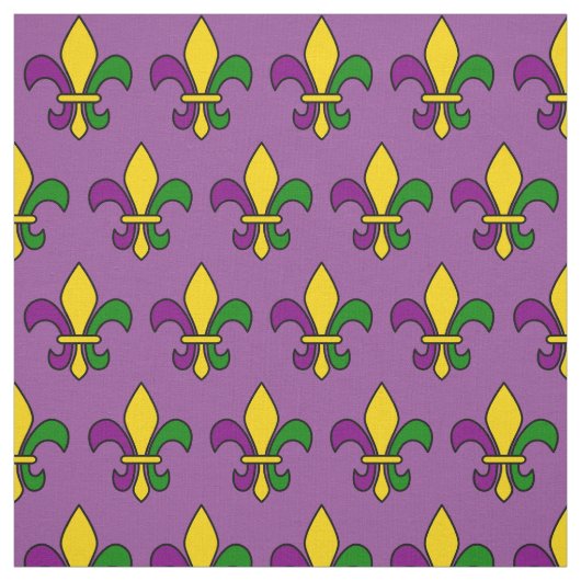 Mardi-Grasmuster Stoff (Muster)