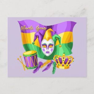 Mardi Grass Celebration Postkarte
