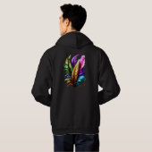 Mardi Grass Hoodie (Schwarz voll)