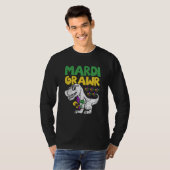 Mardi Grawr Rex Dino Toddler Kids Mardi Gras Boys T-Shirt (Vorne ganz)