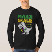 Mardi Grawr Rex Dino Toddler Kids Mardi Gras Boys T-Shirt (Vorderseite)