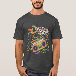 Mardi Remi Beads Beats Boom Boes Geschenk T-Shirt