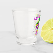 Mardi Y'all farbenfrohe Parade NOLA Schnapsglas (Links)