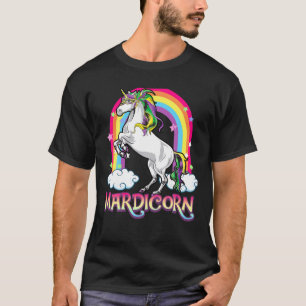 Mardicorn Retro Unicorn Jester Animal Mardi Gras T-Shirt