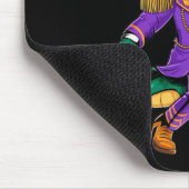 Mardigator Mardi Gras Alligator Kostüm Männer Kind Mousepad (Ecke)