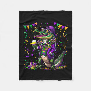 Mardigator Mardi Gras Alligator Kostüme Männer Fra Fleecedecke