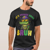 Mardigator Mardi Gras Alligator T-Shirt (Vorderseite)