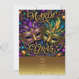 Mardigras Einladung