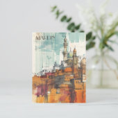 Mardin Turkiye Postkarte (Stehend Vorderseite)