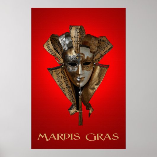 Mardis Gras 36 x 24 Poster (Vorne)