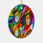 Mardis Gras Keramik Ornament (Rechts)