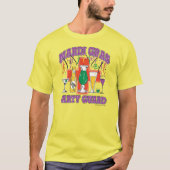 Mardis Gras Party Guard T-Shirt (Vorderseite)