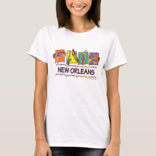 Mardis Gras, Party-Schutz, New Orleans, T-Shirt