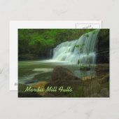 Mardis Mill Falls Postkarte (Vorne/Hinten)