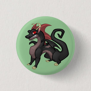 Marduk Drache-Knopf Button