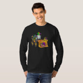 Mardy Gras Construction Celebrations Fat Tuesday P T-Shirt (Vorne ganz)