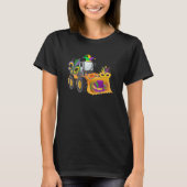 Mardy Gras Construction Celebrations Fat Tuesday P T-Shirt (Vorderseite)