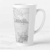 Mare and Foal Latte Tasse (Rechts)