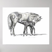Mare and Foal Poster (Vorne)