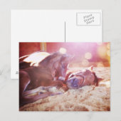 Mare and Foal Postkarte (Vorne/Hinten)