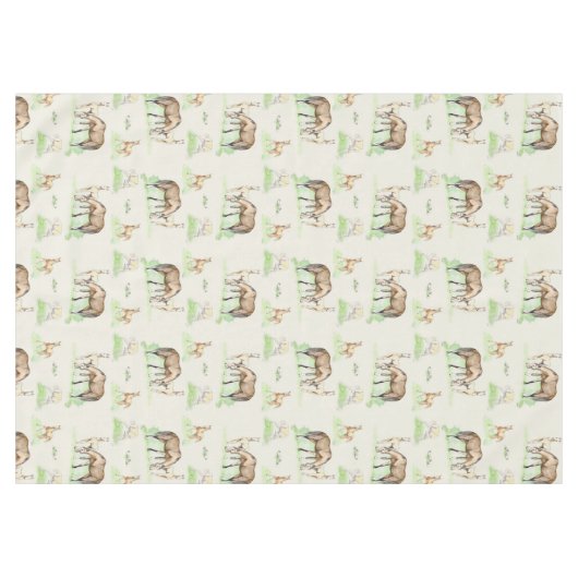 Mare and Horse Foal Pattern Tischdecke (Vorderseite (Horizontal))