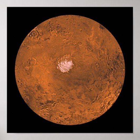 Mare Australe region of Mars Poster (Vorne)