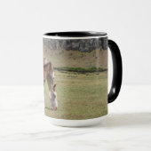 Mare & Colt am Vulkankrater von Rano Raraku Tasse (VorderseiteRechts)