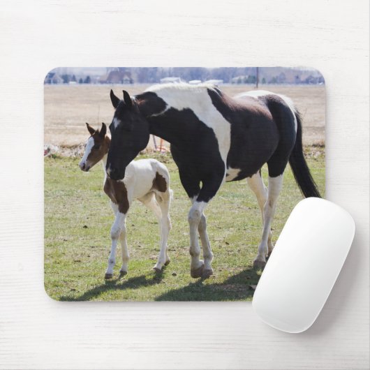 Mare und Filly Walking Mousepad (Mit Mouse)