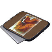 Mare und Pony Thunder_Cove Laptopschutzhülle (Vorne Knopf)