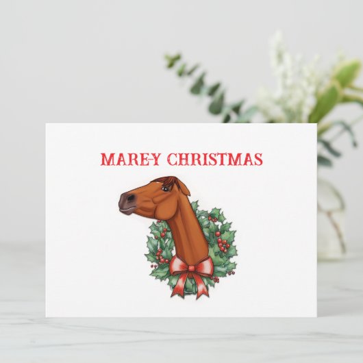 Mare-y Christmas Card 2 Ankündigung (Stehend Vorderseite)