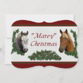 Mare-y Christmas Feiertagskarte (Vorderseite)