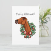 Mare-y-Christmas-Flachkarte Dankeskarte (Stehend Vorderseite)