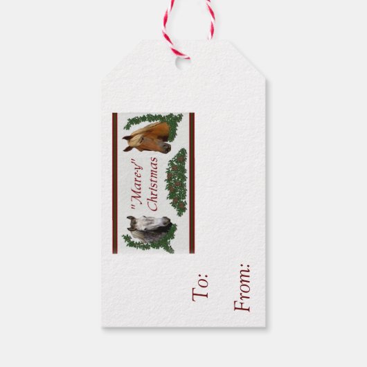 Mare-y Christmas Geschenkanhänger (Rückseite)