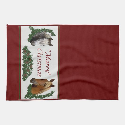 Mare-y Christmas Geschirrtuch (Horizontal)