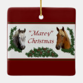 Mare-y Christmas Keramikornament (Rückseite)